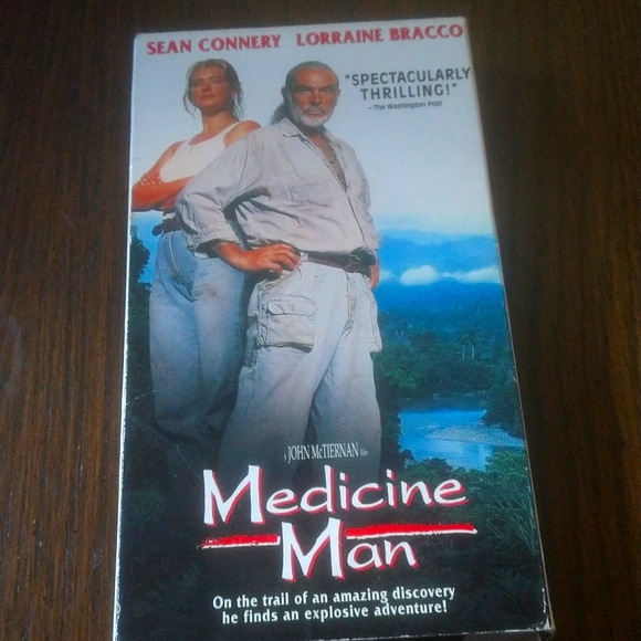 Medicine Man Sean Connery VHS - Picture 1 of 3